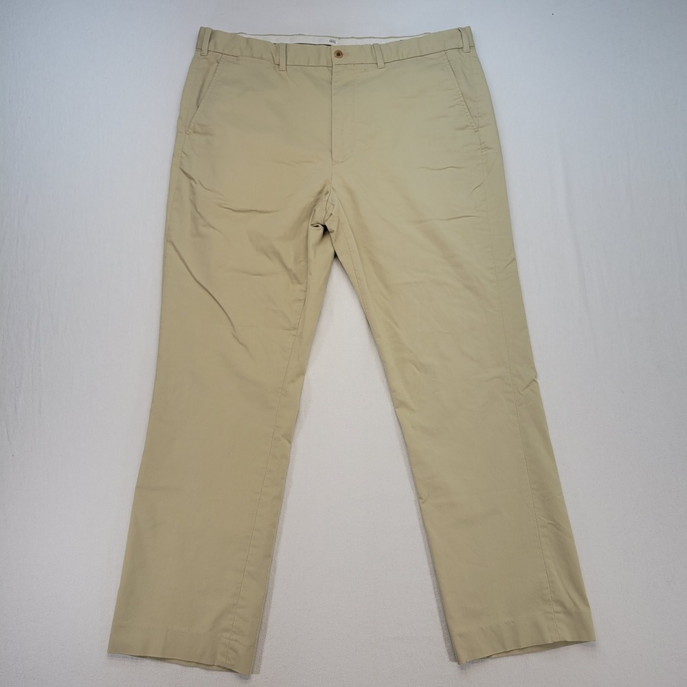 Polo Golf Ralph Lauren Pants Men 38x34 Tan Khaki Tailored Fit Stretch Twill
